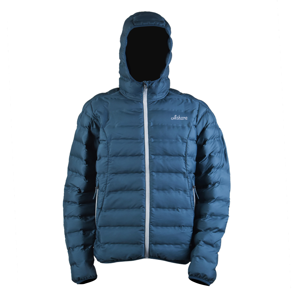 Italian hooded puffer jacket men's padded down